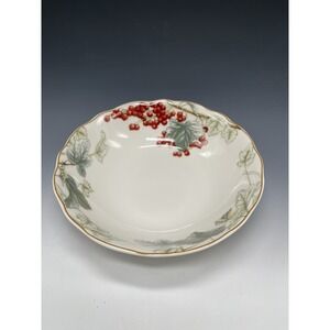 Charter Club Summer Grove Vegetable Serving Bowl 8.5" Currant 1997